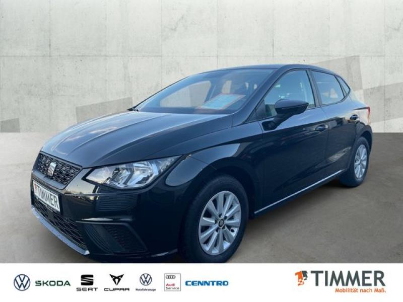 SEAT  Ibiza 1.0 TSI STYLE *TEMPO*RKAM *SHZ *CLIMA *ALL, Mitternachtsschwarz