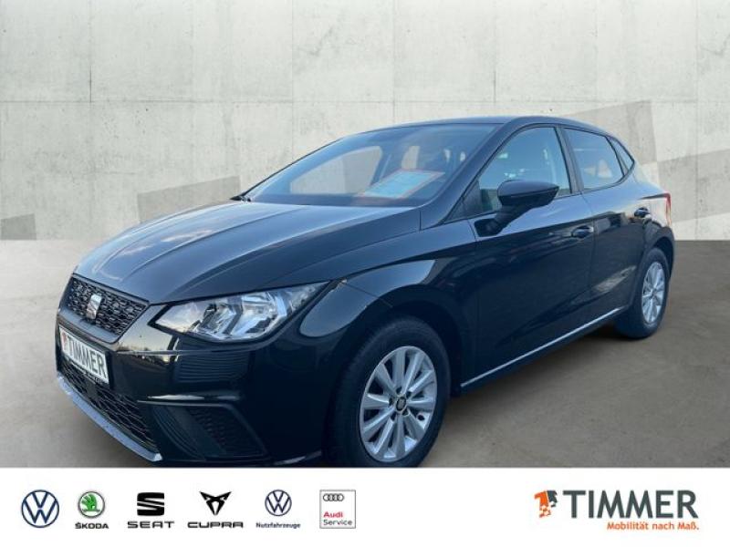 SEAT  Ibiza 1.0 TSI STYLE *RKAM *SHZ *CLIMA *ALLWETTER, Mitternachtsschwarz