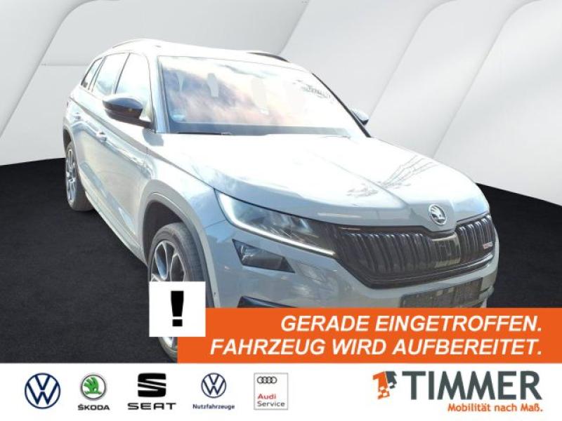 SKODA  Kodiaq 2.0 TDI DSG RS 4x4 *AHK *CANTON *360° *PA, Steel-Grau