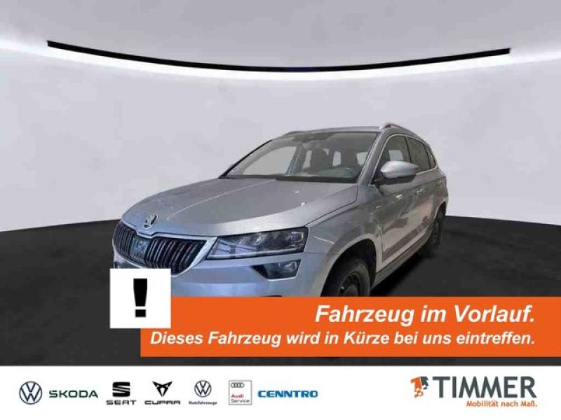 SKODA  Karoq 2.0 TDI DSG 4x4 CLEVER *AHK *ACC *LED *VIR, Business Grau Metallic