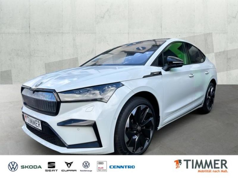 SKODA  Enyaq Coupé 85 Sportline *MAXX*AHK*, Moon-Weiss Metallic