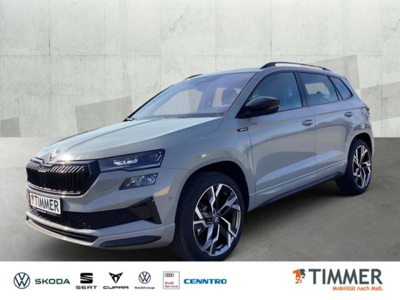 SKODA  Karoq Sportline 4x4 PANO*AHK*CANTON*19", Steel-Grau