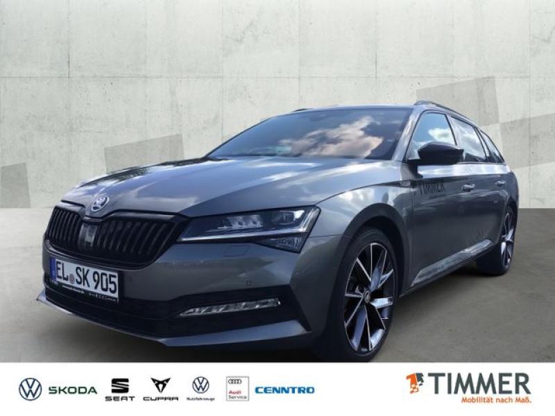 SKODA  Superb Combi 2.0 TDI DSG Sportline AHK*RFK*COLUM, graumetallic