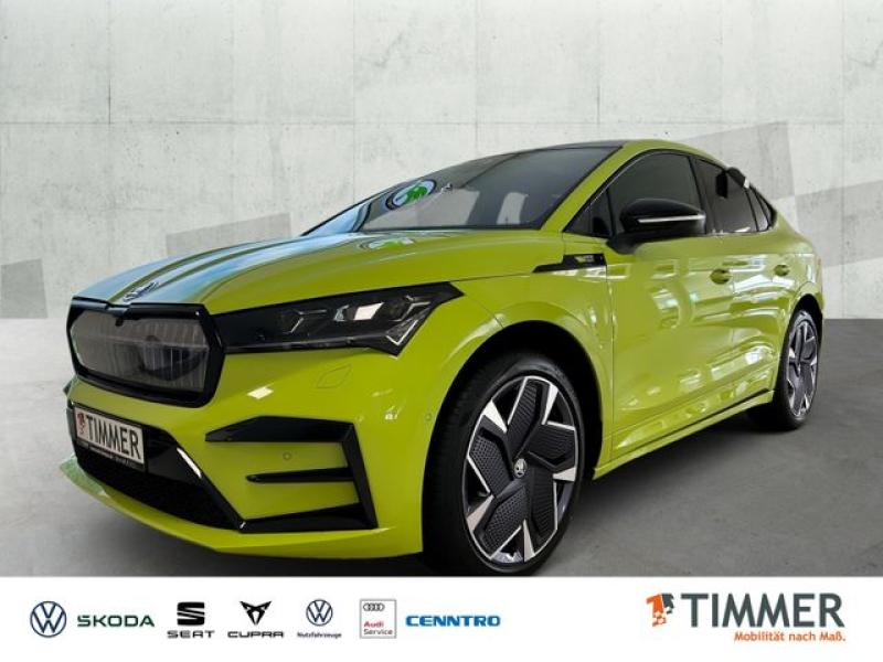 SKODA  Enyaq Coupé RS *MAXX*AHK*21 ZOLL*, Mamba grün