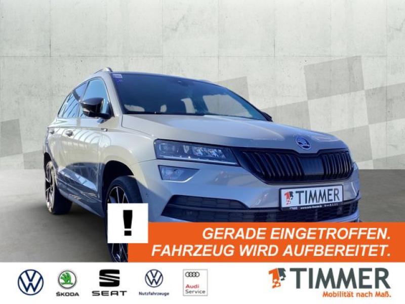 SKODA  Karoq 1.5 TSI DSG SPORTLINE *AHK *LED *ACC *NAVI, Stahl-Grau