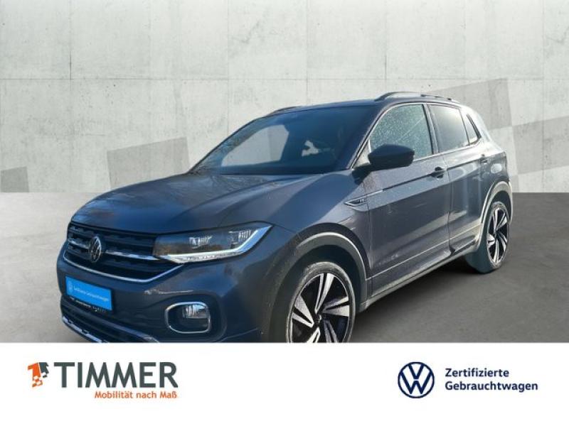 VW  T-Cross 1.0 DSG R-LINE *ACC*LED *NAVI *APP *DAB*, Rauchgrau Metallic