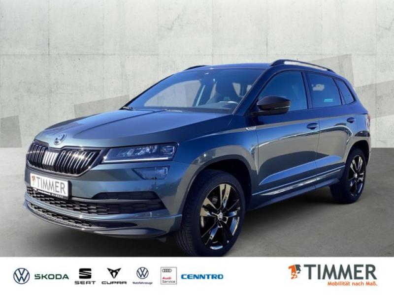 SKODA  Karoq 1.5 TSI DSG SPORTLINE *AHK *LED *ACC *NAVI, Quarz-Grau Metallic