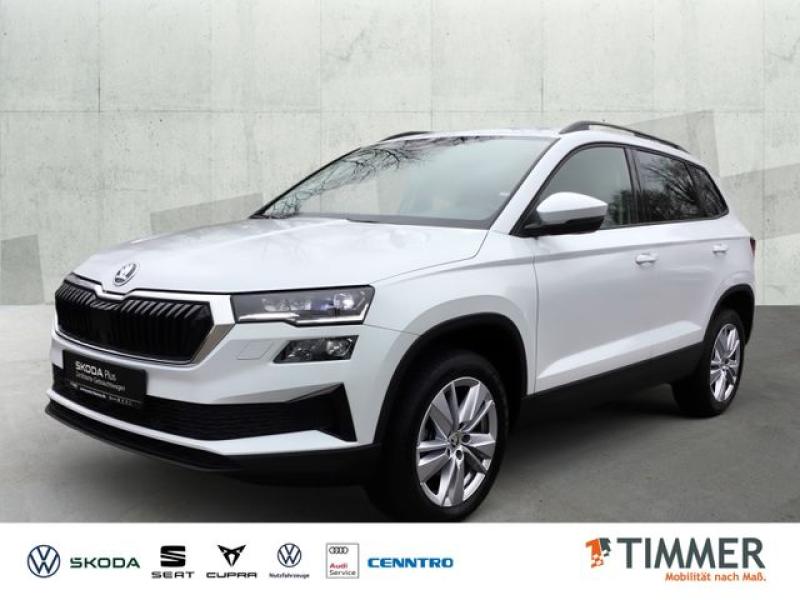 SKODA  Karoq 1.5 TSI DSG ELEGANCE *AHK *MATRIX *ACC *VI, Moon-Weiss Metallic