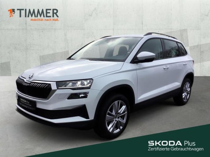 SKODA  Karoq 1.5 TSI DSG ELEGANCE *LED *RKAM *Vorb AHK, Moon-Weiss Metallic