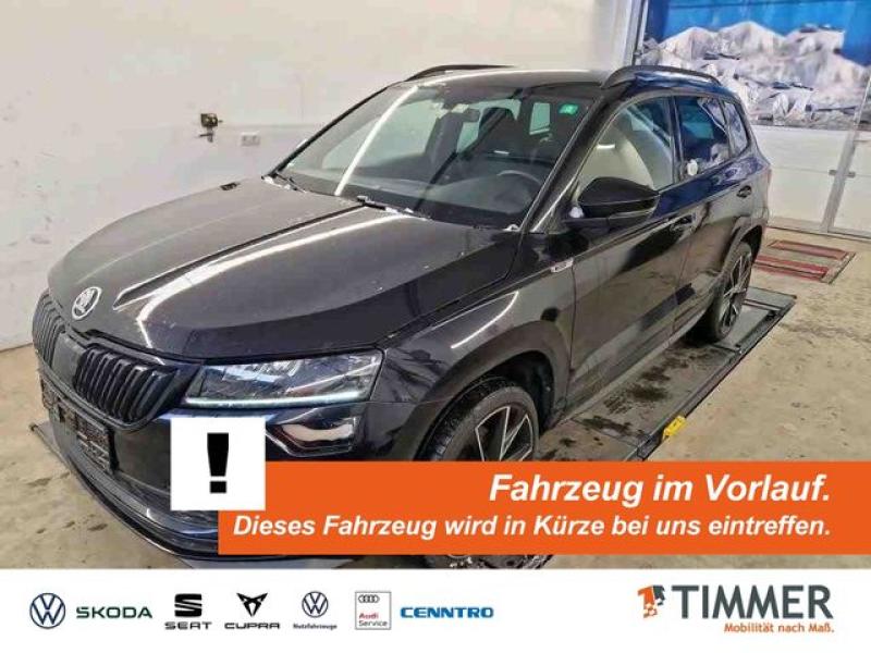 SKODA  Karoq 1.5 TSI DSG SPORTLINE *CANTON *LED *NAVI *, Schwarz-Magic Perleffekt