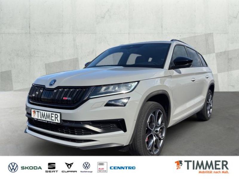 SKODA  Kodiaq 2.0 TDI DSG RS 4x4 *AHK *CANTON *360° *PA, Steel-Grau