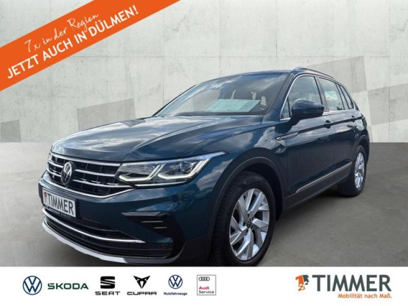 VW  Tiguan 2.0 TDI DSG ELEGANCE *IQ.LIGHT *AHK *RKAM, Nightshade Blue Metallic