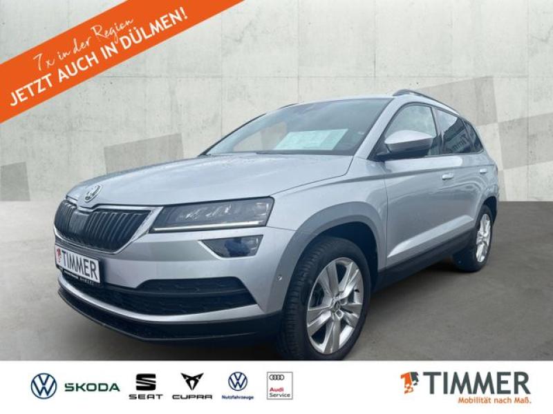 SKODA  Karoq 2.0 TDI DSG 4x4 STYLE *AHK *LED *RKAM *TRA, Brillant-Silber Metallic