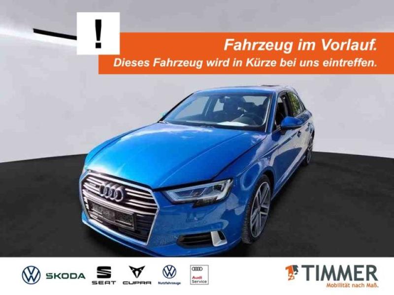 AUDI  A3 40 TFSI S tronic QUATTRO SPORT *B&O *LED *NAV, Arablau Kristalleffekt