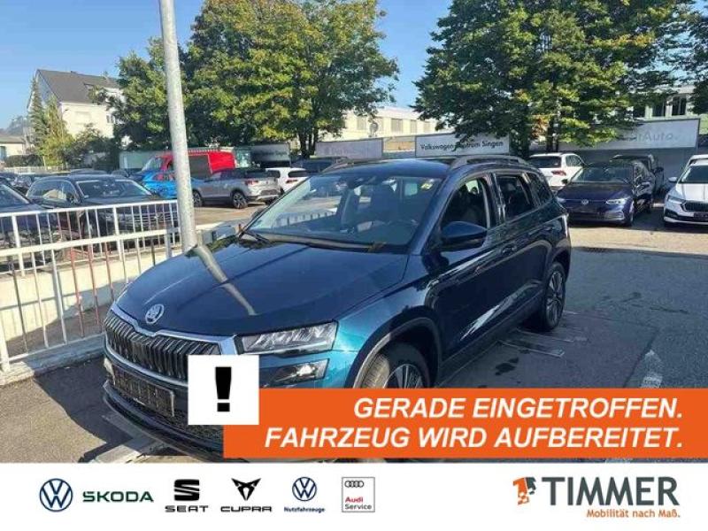 SKODA  Karoq 2.0 TDI DSG TOUR +AHK +RKAM +LED +ACC +VIR, Lava Blau Metallic