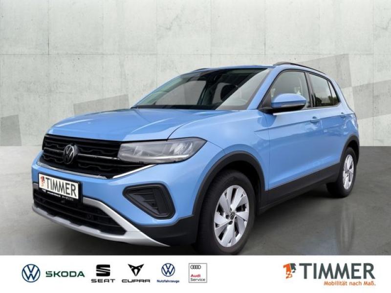 VW  T-Cross 1.0 TSI LIFE *IQ.DRIVE *LED *ACC *VIRTUA, Clear Blue Metallic
