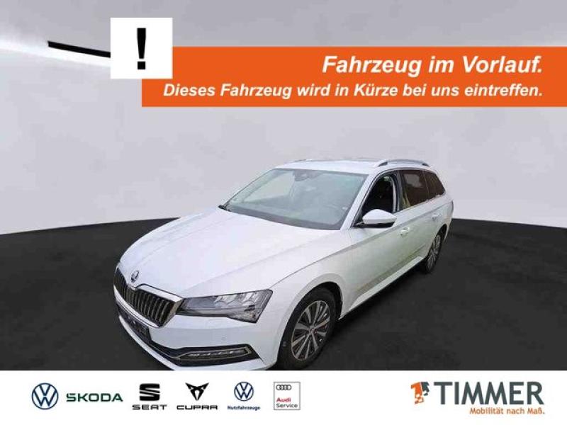 SKODA  Superb Combi 2.0 TDI DSG STYLE +AHK +STHZ +LED +, Moon Weiss Metallic
