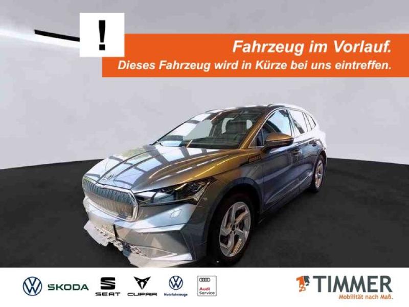 SKODA  Enyaq iV 80 SUITE +AHK +LED +WÄPU +RKAM +ACC +LE, Graphite-Grau Metallic
