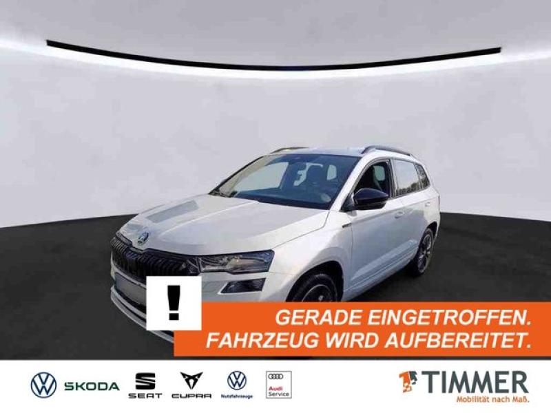 SKODA  Karoq 1.5 TSI DSG SPORTLINE +AHK +MATRIX +ACC +R, Moon Weiss Metallic