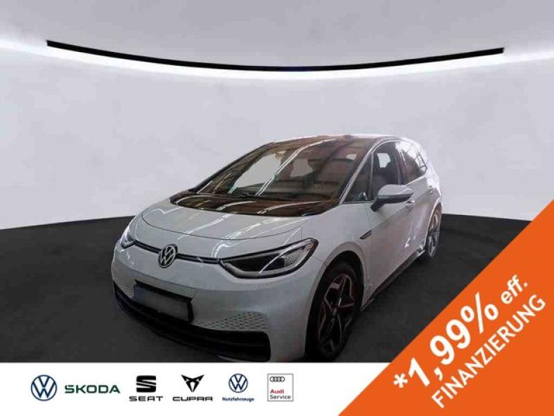 VW  ID.3 PURE PERF. STYLE 55kWh +WÄPU +MATRIX +RKAM, Gletscherweiß Metallic