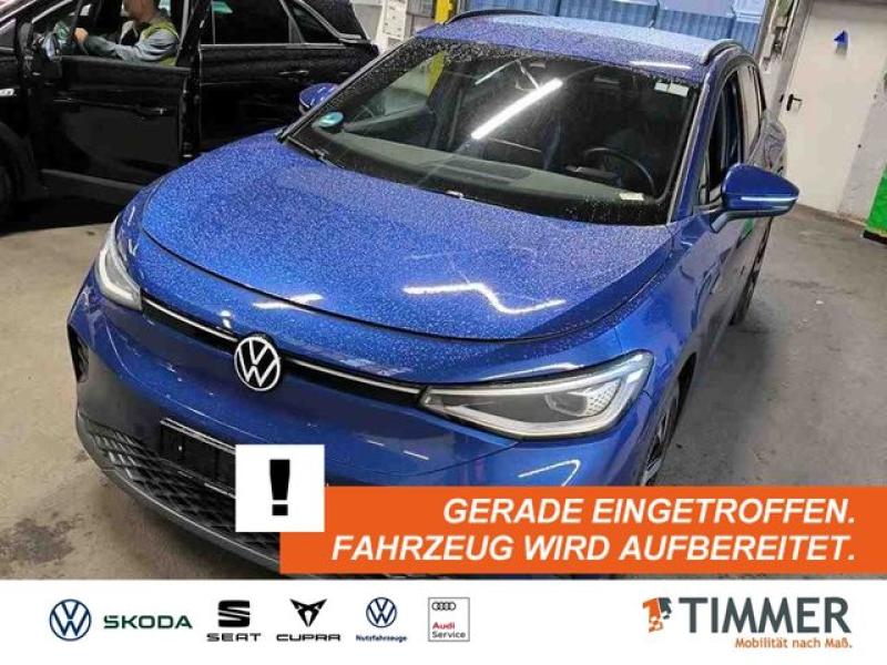 VW  ID.4 PRO PERF. 82 kWh +WÄPU +AHK +CARPLAY +20" +, Blue Dusk Metallic