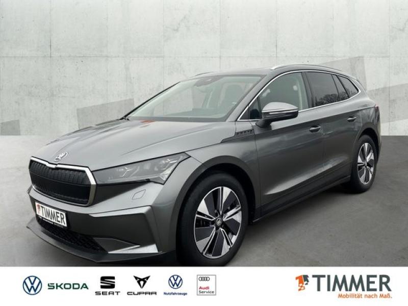 SKODA  Enyaq iV 80 SUITE +AHK +LED +WÄPU +RKAM +ACC +LE, Graphite-Grau Metallic