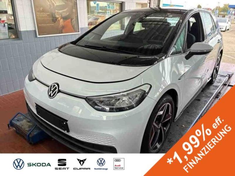 VW  ID.3 PURE PERF. 55 kWh CITY +WÄPU +LED +ACC +CAR, Gletscherweiß Metallic