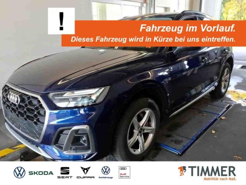 AUDI  Q5 40 TDI S-LINE QUATTRO +AHK +LED +VIRTUAL +TEM, Navarrablau Metallic