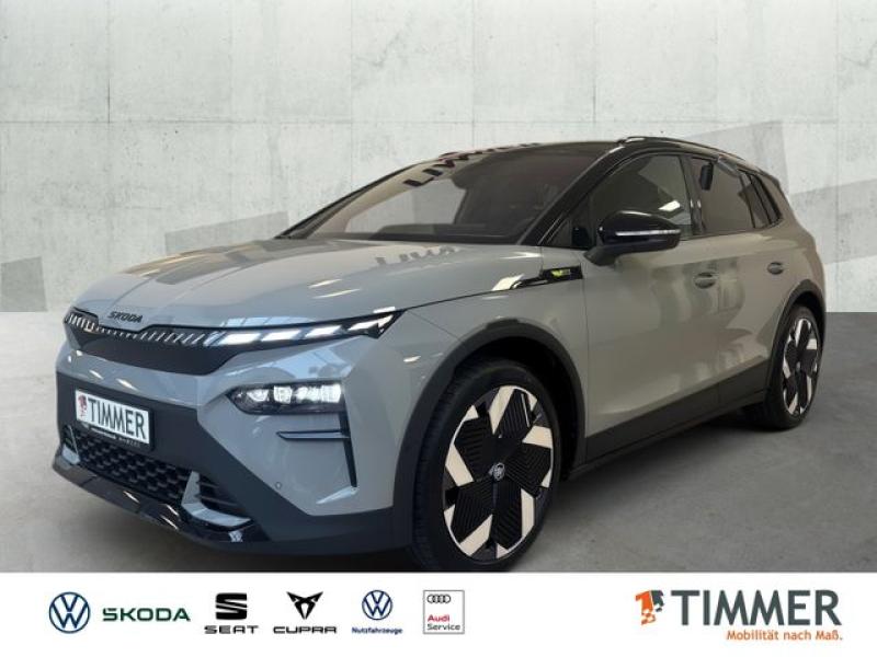 SKODA  Elroq RS Lounge *WÄRMEPUMPE*MAXX*AHK*WINTER*, Steel-Grau