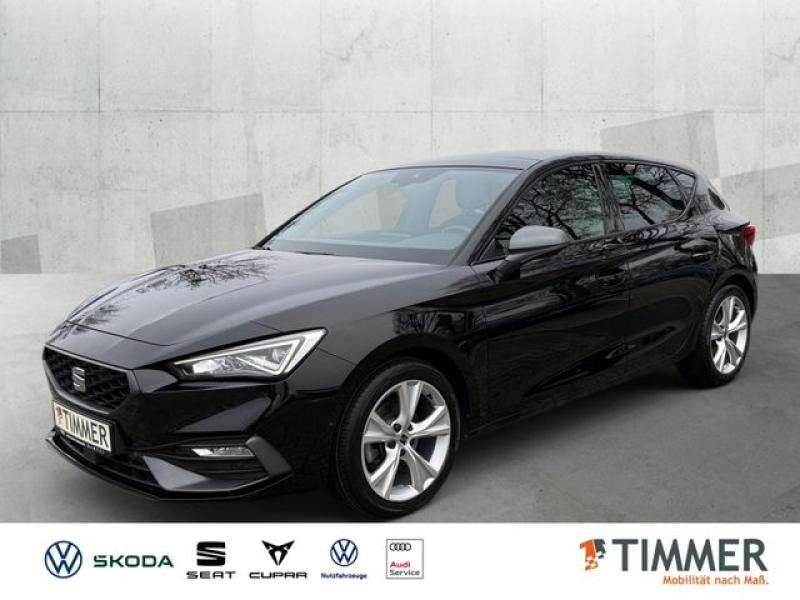 SEAT  Leon 2.0 TDI DSG FR *BEATS *PANO *LED *ACC *RKAM, Mitternachtsschwarz