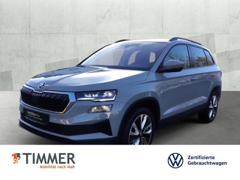 SKODA  Karoq 1.5 TSI DSG STYLE *AHK *MATRIX *ACC *RKAM, Steel Grau
