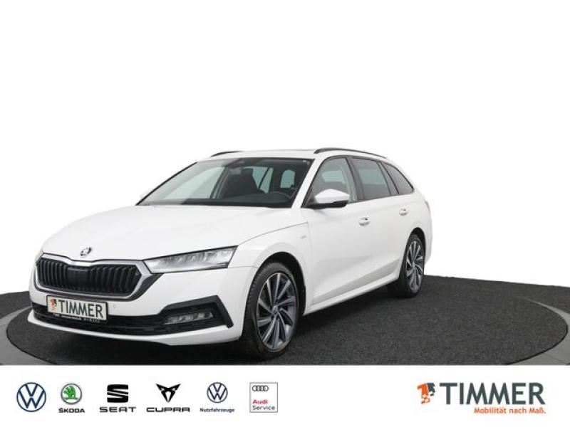 SKODA  Octavia Combi 2.0 TDI DSG TOUR +AHK +PANO +LED +, Candy Weiss