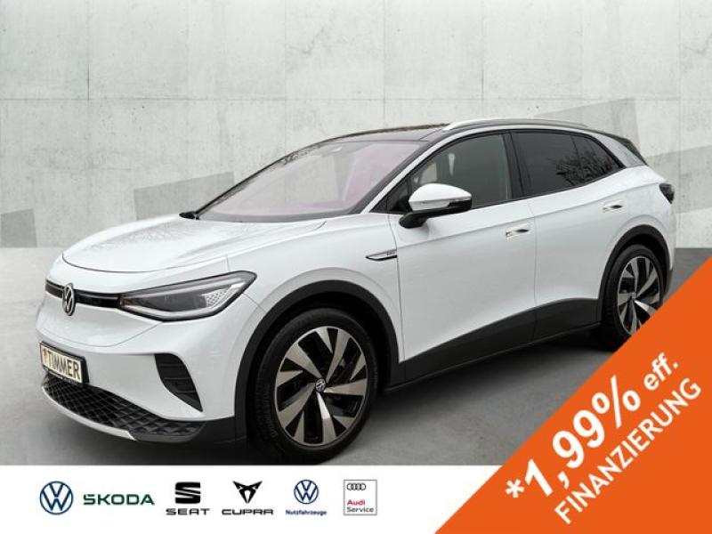 VW  ID.4 PRO PERF. 82 kWh AHK 360° IQ.LIGHT PANO ACC, Gletscherweiß Metallic