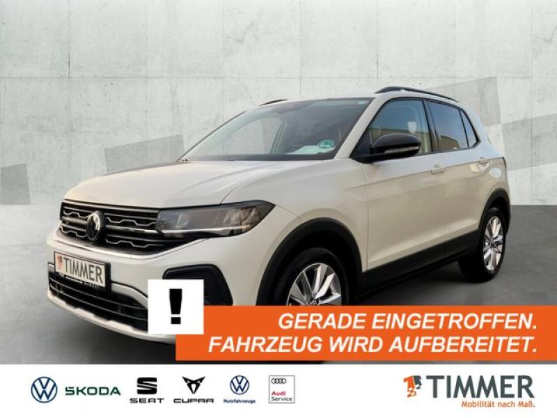 VW  T-Cross 1.0 TSI GOAL +LED +ACC +VIRTUAL +NAVI +S, Pure White