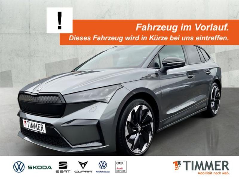 SKODA  Enyaq 60 SPORTLINE +WÄPU +21" +MATRIX +ACC +RKAM, Graphite-Grau Metallic