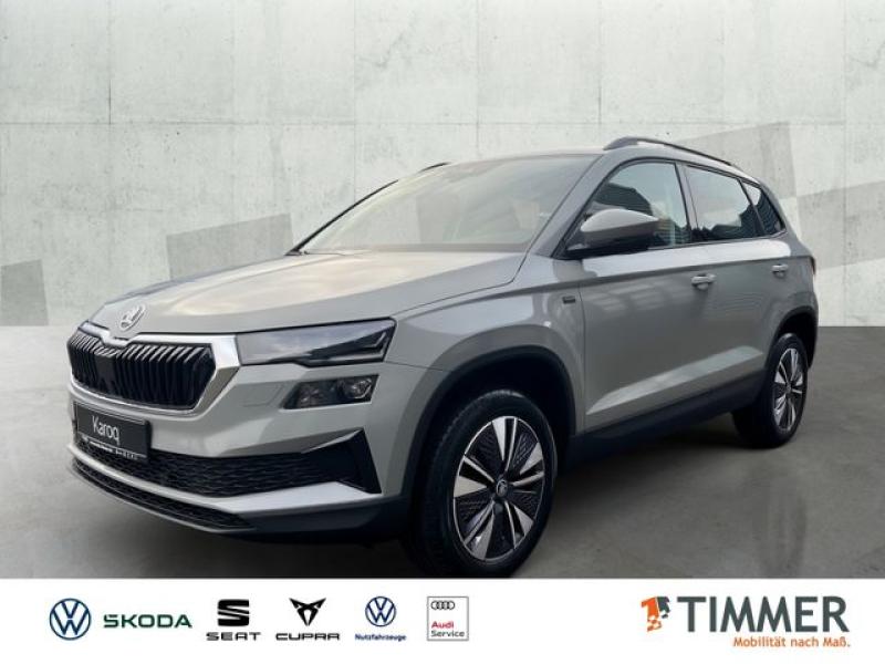 SKODA  Karoq Tour 1.5 TSI 110kW (150PS)*NAVI*TRAVEL*AHK, Steel-Grau