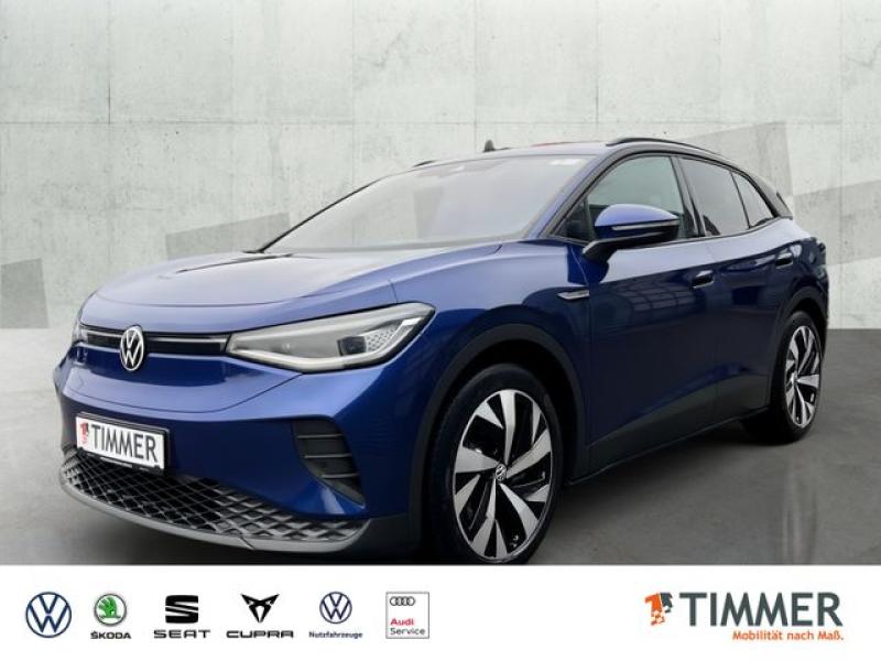 VW  ID.4 PRO PERF. 82 kWh +WÄPU +AHK +CARPLAY +20" +, Blue Dusk Metallic