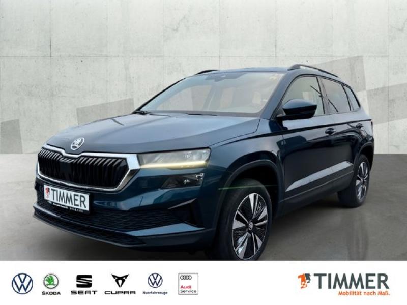 SKODA  Karoq 2.0 TDI DSG TOUR +AHK +RKAM +LED +ACC +VIR, Lava Blau Metallic