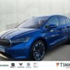 SKODA  Enyaq iV 80 SUITE +AHK +MATRIX +RKAM +LEDER +LM, Race-Blau Metallic