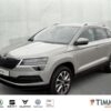 SKODA  Karoq 1.5 TSI CLEVER +AHK +LED +NAVI +SHZ +ALU +, Steel Grau