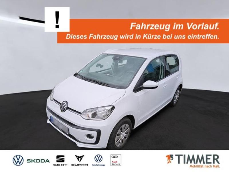 VW  up! 1.0 MOVE! +4-TÜR +RKAM +SHZ +TEMPO +DAB+ +KL, Pure White