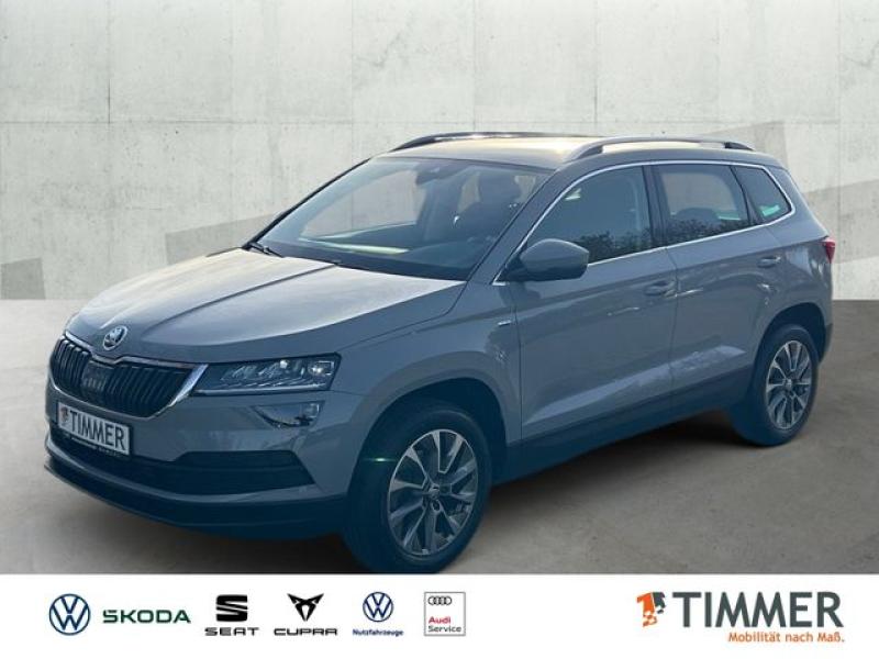SKODA  Karoq 1.5 TSI DSG CLEVER *AHK *LED *RKAM *TRAVEL, Steel-Grau