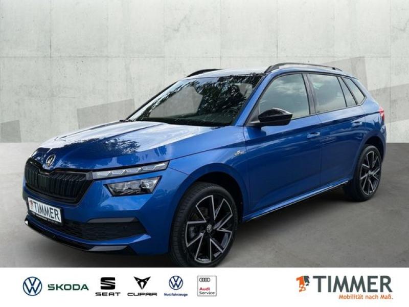 SKODA  Kamiq 1.5 TSI MONTE CARLO *PANO *RKAM *ACC *LED, Race-Blau Metallic