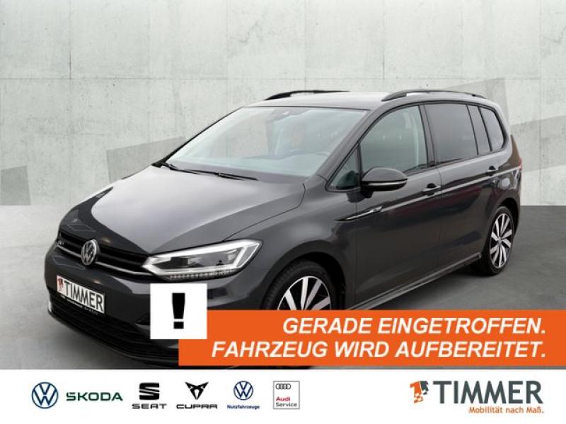 VW  Touran 1.5 TSI DSG R-LINE BLACK 7-SITZE +AHK +LE, schwarz