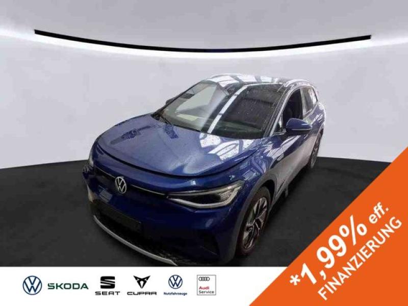 VW  ID.4 PRO PERF. 82 kWh +AHK +IQ.LIGHT +360° +PANO, Blue Dusk Metallic