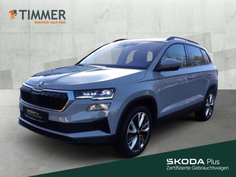 SKODA  Karoq 1.5 TSI DSG STYLE *AHK *MATRIX *ACC *RKAM, Steel Grau