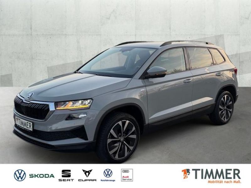 SKODA  Karoq 2.0 TDI DSG TOUR +AHK +LED +RKAM +VIRTUAL, Steel-Grau