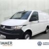 VW  T6.1 Transporter Kasten 2.0 TDI DSG KR +NAVI +PD, Candy Weiß