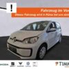 VW  up! 1.0 MOVE +4TÜR +RKAM +KLIMA +TEMPO +DAB+ +PD, Pure White