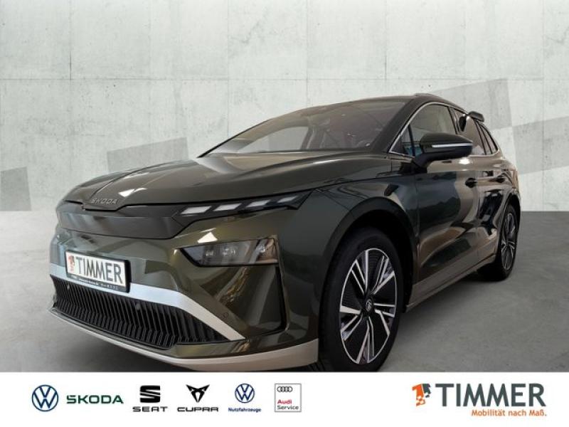 SKODA  Enyaq 60 Loft *AHK*SMARTLINK*WÄRMEPUMPE*, Olibo-Grün Metallic